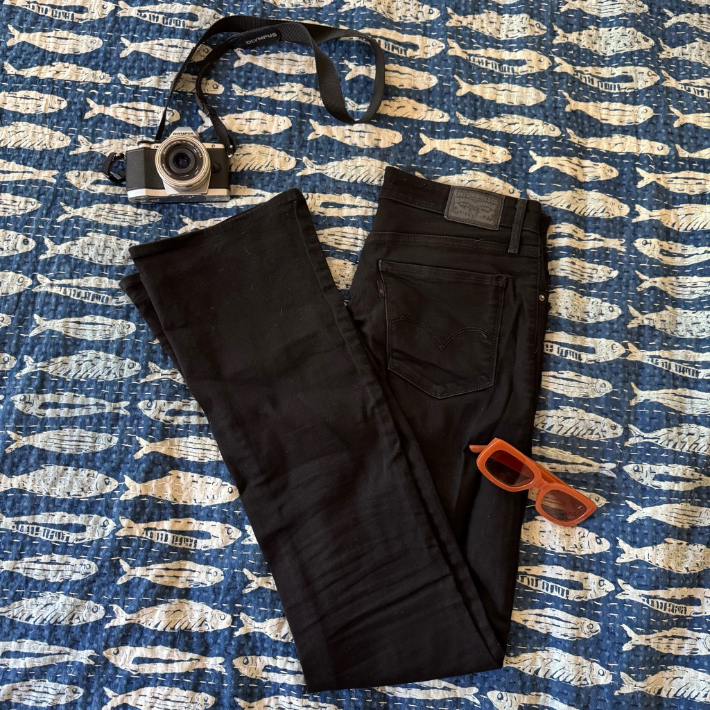Levis High Rise Bootcut Denim Jeans